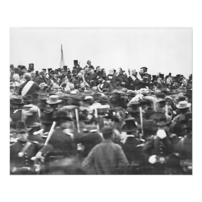 Foto Abe Lincoln Gettysburg Endereço: Fim da Guerra Civ (Frente)