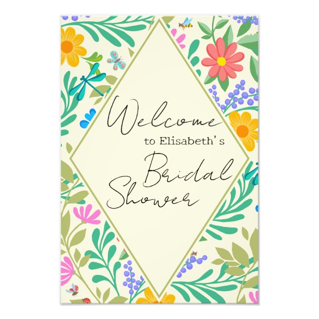 Foto Abelhas De Mel, Ladybug, Borboleta, Dragonfly & Fl (Frente)