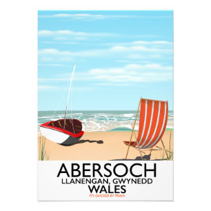 Foto Abersoch Llanengan em Gwynedd, poster de viagens d