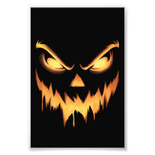Foto Abóbora Assustadora Rosto de Jack O Lantern Hallow
