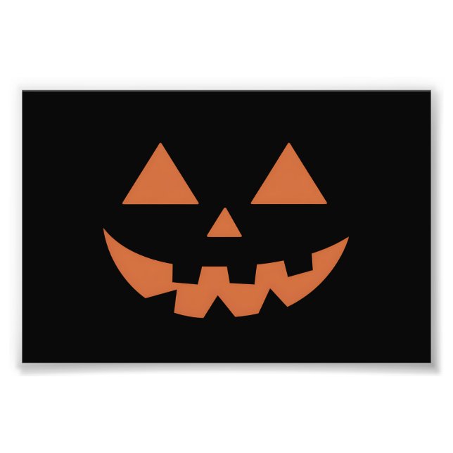 Foto Abóbora de Halloween com Rosto de Jack O' Lantern  (Frente)