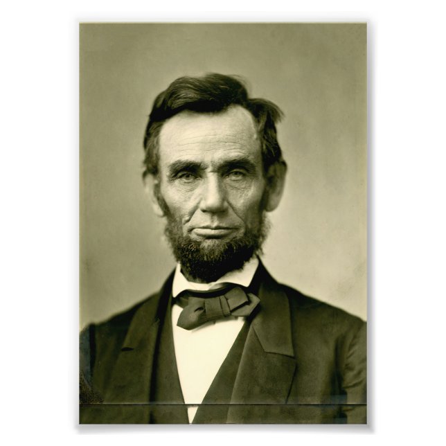 Foto Abraham Lincoln presidente dos eua estados unidos  (Frente)