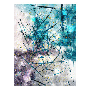 Foto Abstract blue strokes