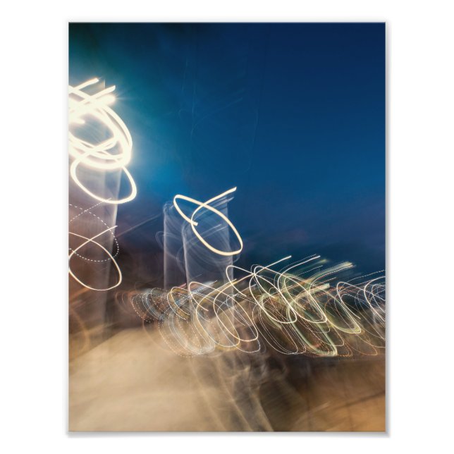 Foto Abstract Intentional Camera Movement Night Light T (Frente)