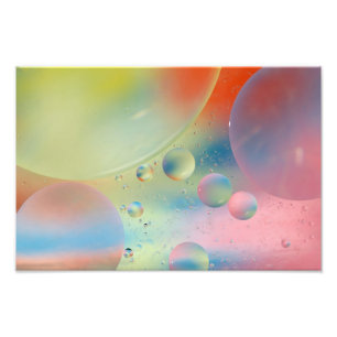 Foto Abstrato Bubbles Fine Art Impressão