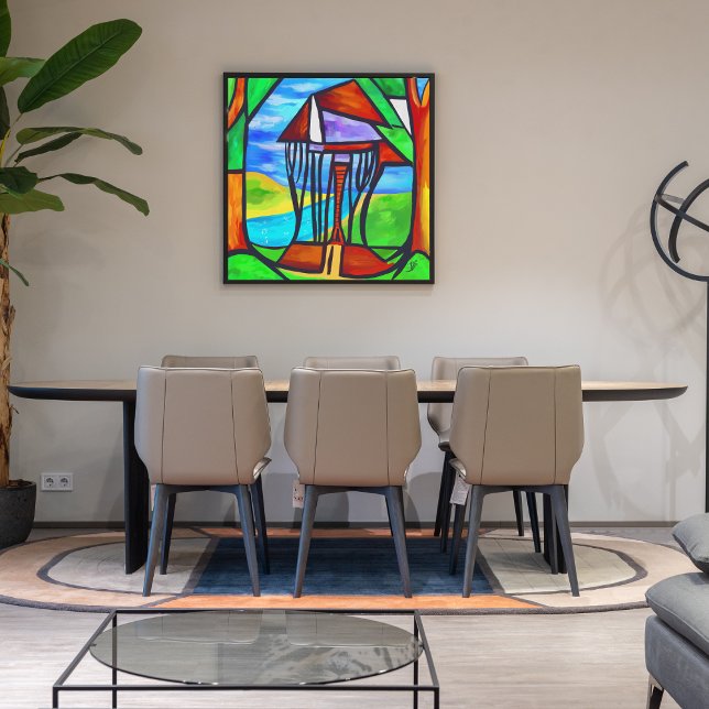 Foto Abstrato - Cabana na floresta (Criador carregado)