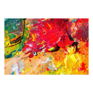 Foto Abstrato da Paleta de Artista