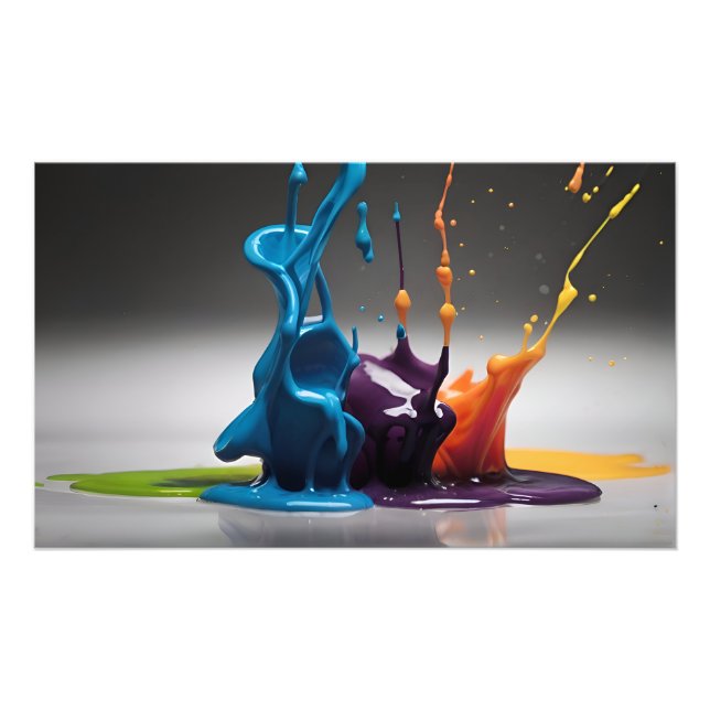 Foto Abstrato da tinta (Frente)