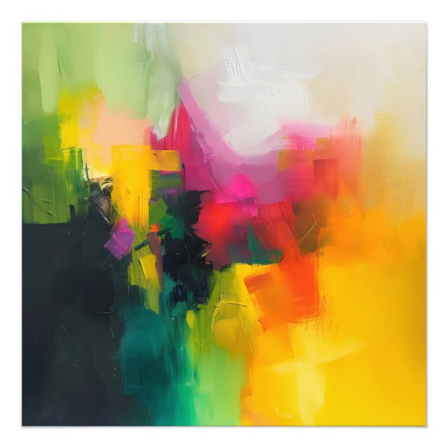 Foto Abstrato de cores brilhantes (Frente)