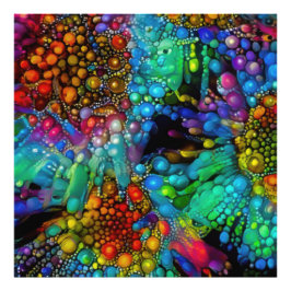Foto Abstrato de Queimaduras Psicodélicas
