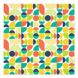 Foto Abstrato de Retrô Moderno do Século Médio