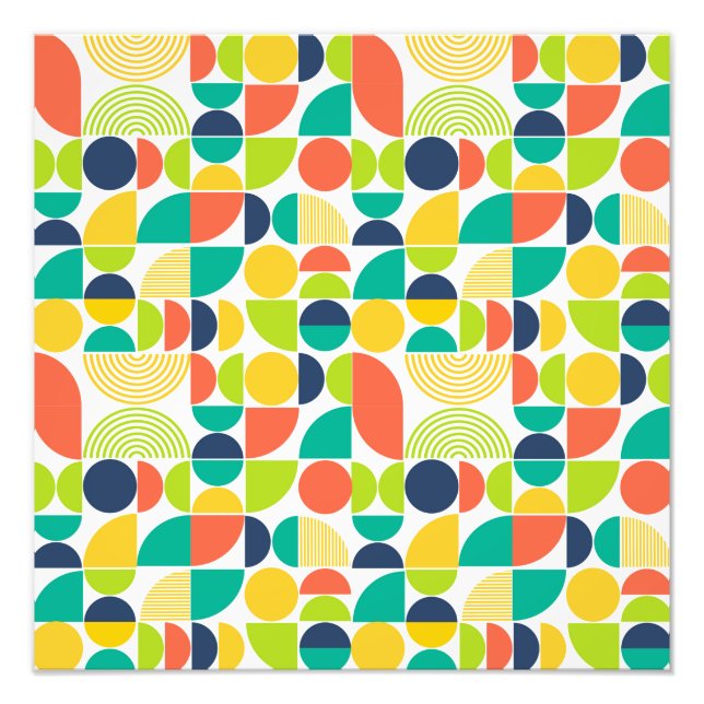 Foto Abstrato de Retrô Moderno do Século Médio (Frente)