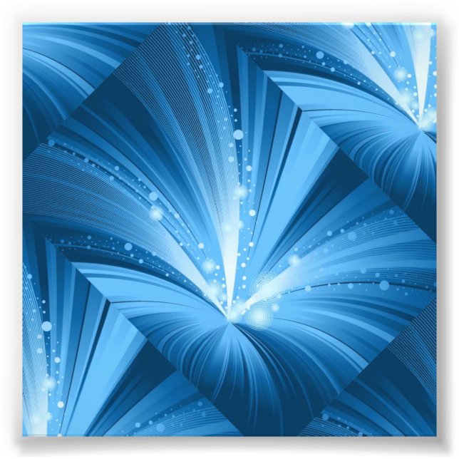 FOTO ABSTRATO LEVE RAYS BLUES TEXTURES DE ESPAÇO BRANCO (Frente)
