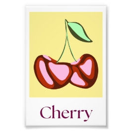 Foto Abstrato Moderna Fruta Cherry Wall Art