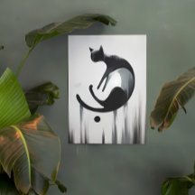 Abstrato moderno Cat - Design minimalista