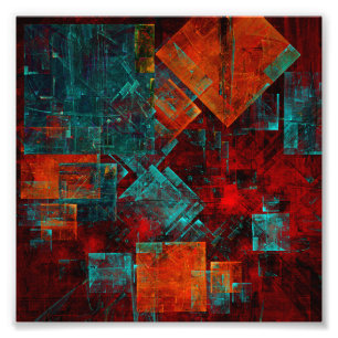 Foto Abstrato Moderno Padrão Artístico Legal Colorido