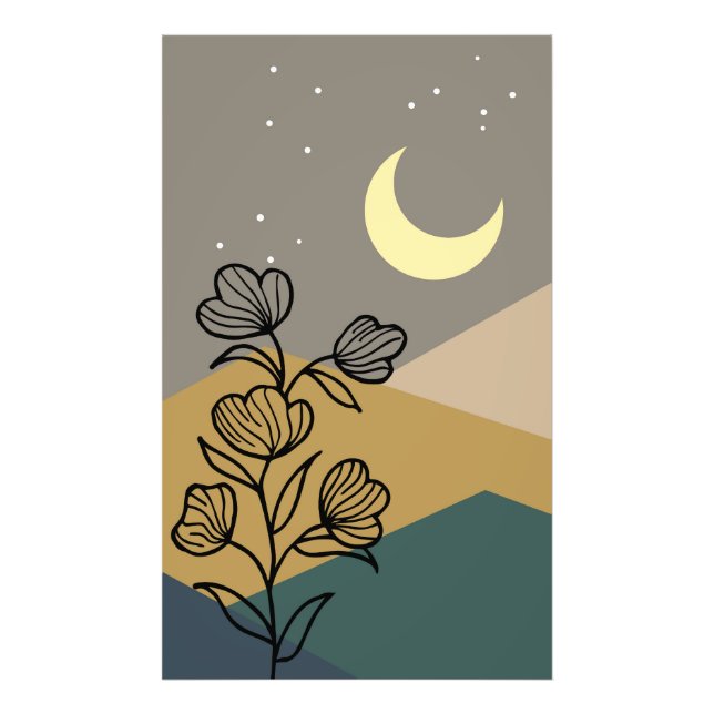 Foto Abstrato Mountain (Frente)