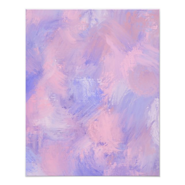 Foto Abstrato Pastel cor-de-rosa e azul (Frente)
