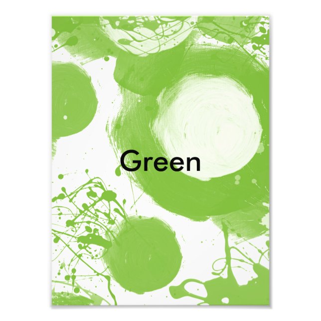 Foto Abstrato verde (Frente)