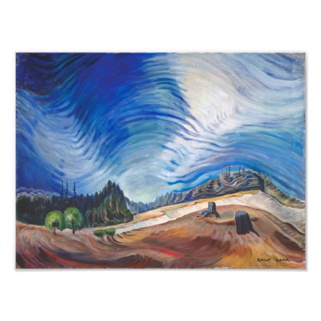 Foto Acima da Cava de Cascalho | Emily Carr | (Frente)