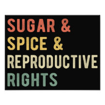 Açúcar e especiarias e direitos reprodutivos I