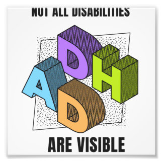 Foto ADHD Nem todas as deficiências estão visíveis
