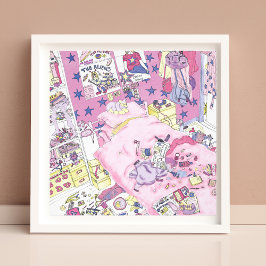 Foto Adolescentes Engraçadas Quarto Desarrumado Arte Ro
