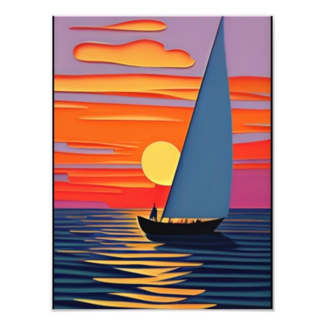 Foto Adotando Tranquilidade no Mar Aberto (Frente)