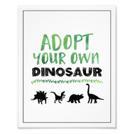 Foto Adote Seu Próprio Sinal De Aniversário De Dinossau
