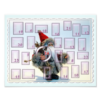 Foto adventskalender com barbudo nikolaus