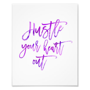 Foto Afaste Seu Coração   Púrpura Aquarela