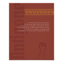 Foto Affiche Antigone