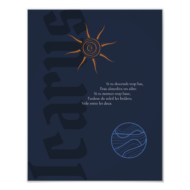 Foto Affiche Icarus (Frente)