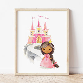 Foto African American Princess, Castle, Girl Nursery