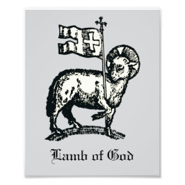 Foto Agnus Dei O Cordeiro Pascal de Deus Arte Refinada