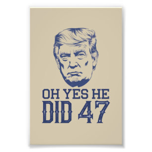 Foto Ah Sim Ele Fez 47 Trump 2024 