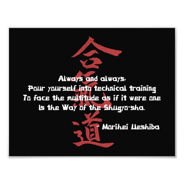 Foto Aikido Quote (Frente)