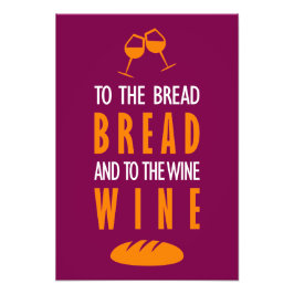 Foto Al pan, pan, y al vino, vino