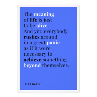 Foto Alan Watts - O Significado da Vida