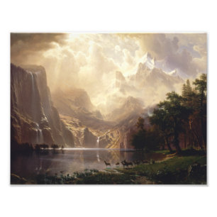 Foto Albert Bierstadt - entre a serra Nevada