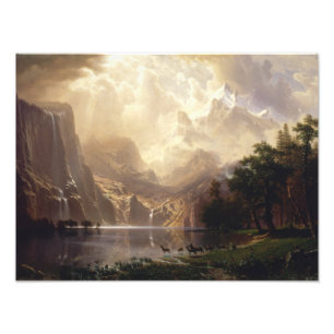 Foto Albert Bierstadt - entre a serra Nevada