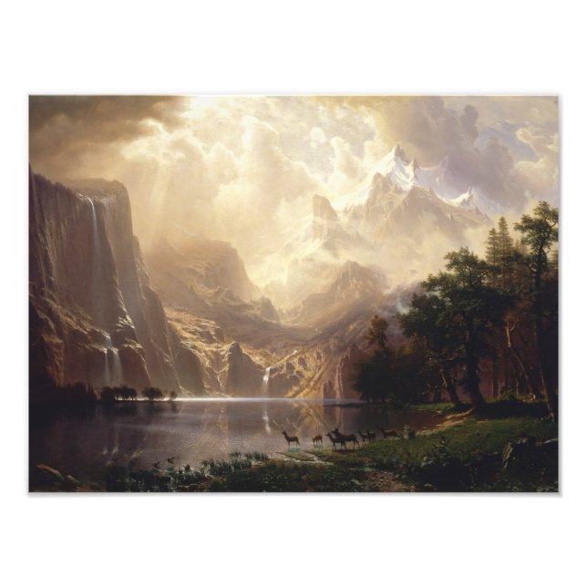 Foto Albert Bierstadt - Entre Sierra Nevada (Frente)