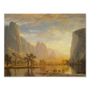 Foto Albert Bierstadt - Vale do Yosemite