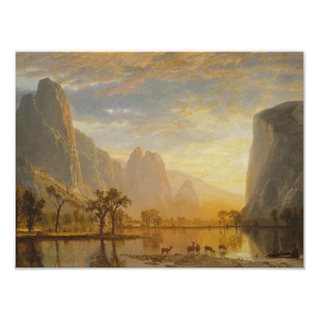 Foto Albert Bierstadt - Vale do Yosemite (Frente)
