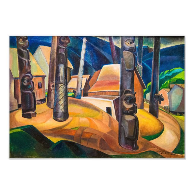 Foto Aldeia Kispiax | Emily Carr | (Frente)