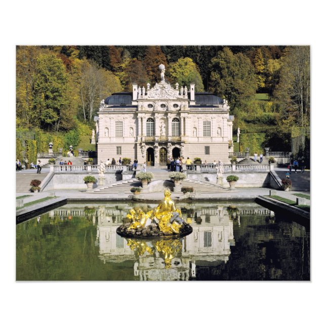 Foto Alemanha, Baviera, Castelo de Linderhof. Linderhof (Frente)
