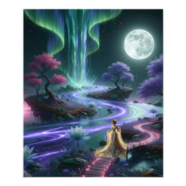 Foto AlexDizaine "The Path of Light" Premium Wall Art (Frente)