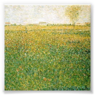 Foto Alfalfa Fields Santo Denis por Georges Seurat