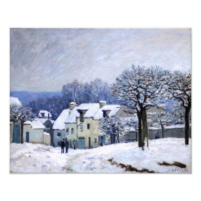 Foto Alfred Sisley - Coloque Chenil em Marly, Efeito da (Frente)