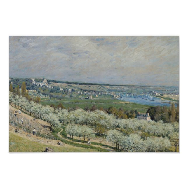 Foto Alfred Sisley - O Terrace em Santo-Germain (Frente)